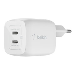 Laadija Belkin AC Charger USB-C GaN 45W PD+PPS, valge цена и информация | Зарядные устройства для телефонов | hansapost.ee