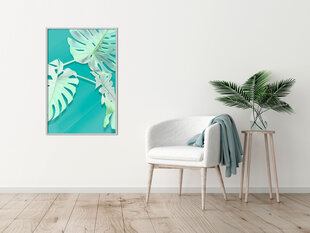 Seinapilt Teal Monstera hind ja info | Seinapildid | hansapost.ee