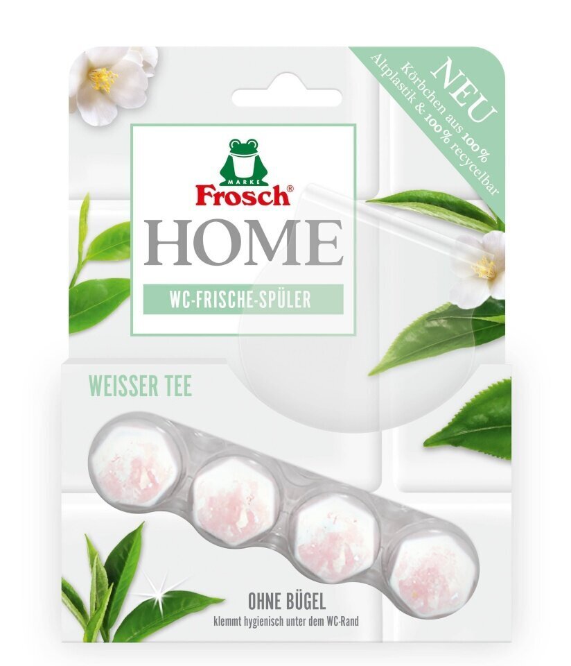 WC seep Frosch Home valge tee 42 g цена и информация | Puhastusvahendid | hansapost.ee