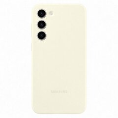 Telefoniümbris Samsung Galaxy S23+, Silicone Cover, beige - Case hind ja info | Telefonide kaitsekaaned ja -ümbrised | hansapost.ee