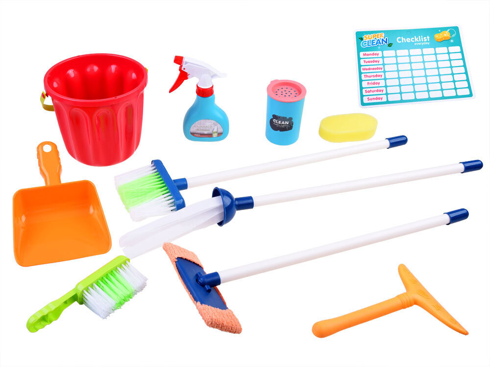 Suur puhastuskomplekt - Cleaning Set hind ja info | Mänguasjad tüdrukutele | hansapost.ee