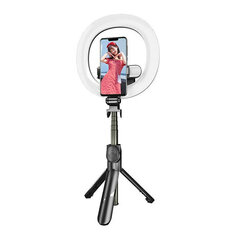 Topelt LED selfie stick/statiiv Puluz Puluz hind ja info | Fotovalgustid, ringvalgustid ja fotostuudiod | hansapost.ee