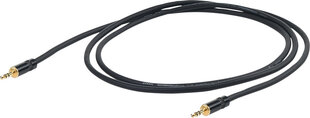 Helikaabel Proel 3,5mm stereo - 3,5mm stereo , 3m, must цена и информация | Borofone 43757-uniw | hansapost.ee