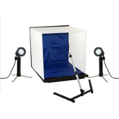 Fotokarp ja valgustid Falcon Eyes Foldable Photo Box PBK-40AB-2LS 40x40 cm + 2 Lamps цена и информация | Falcon Мобильные телефоны, Фото и Видео | hansapost.ee