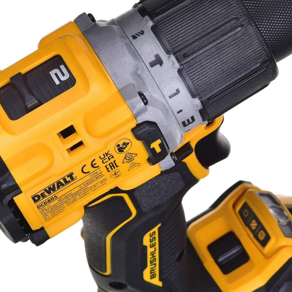 Akutrell DeWalt, DCD805P2T, 18V / 5,0Ah цена и информация | Akutrellid, puurid ja kruvikeerajad | hansapost.ee