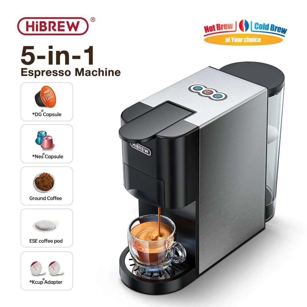 HiBrew H3A 4-in-1 цена и информация | Kohvimasinad ja espressomasinad | hansapost.ee