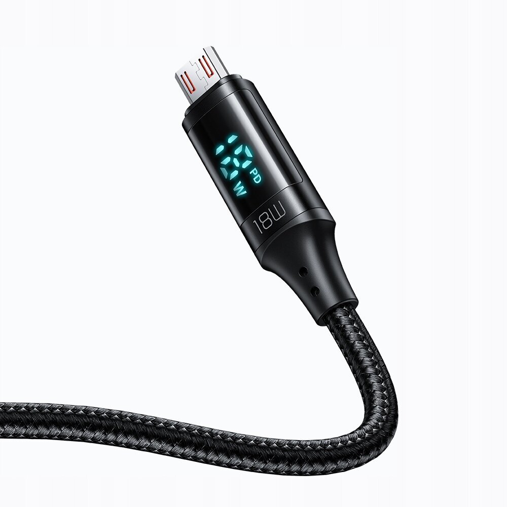 MCDODO DIGITAL PRO QC 4.0 MICRO USB 18W 1.2M TELEFONIKAABEL hind ja info | Juhtmed ja kaablid | hansapost.ee