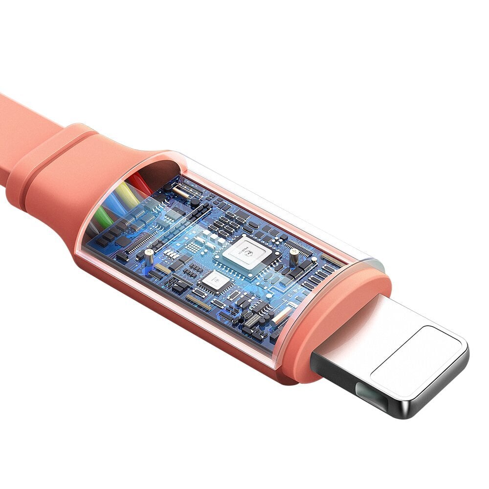 Mcdodo 3-in-1 sissetõmmatav USB + Lightning + USB-C + microUSB kaabel 1,2 m oranž sissetõmmatav CA-7252 цена и информация | Juhtmed ja kaablid | hansapost.ee