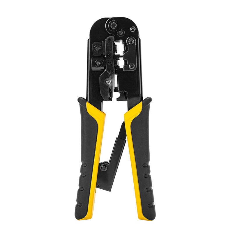 Deli Tools EDL4971 Ethernet Connector Crimping Pliers, 4/6/8P, RJ45/RJ14/RJ12/RJ9 hind ja info | Käsitööriistad | hansapost.ee