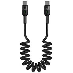 Телефонный кабель Mcdodo omega PD, spring fast LED, USB Type-C , чёрный, 1,8 м цена и информация | Borofone 43757-uniw | hansapost.ee