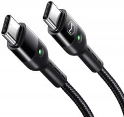 Телефонный кабель Mcdodo omega PD, spring fast LED, USB Type-C , чёрный, 1,8 м цена и информация | Borofone 43757-uniw | hansapost.ee
