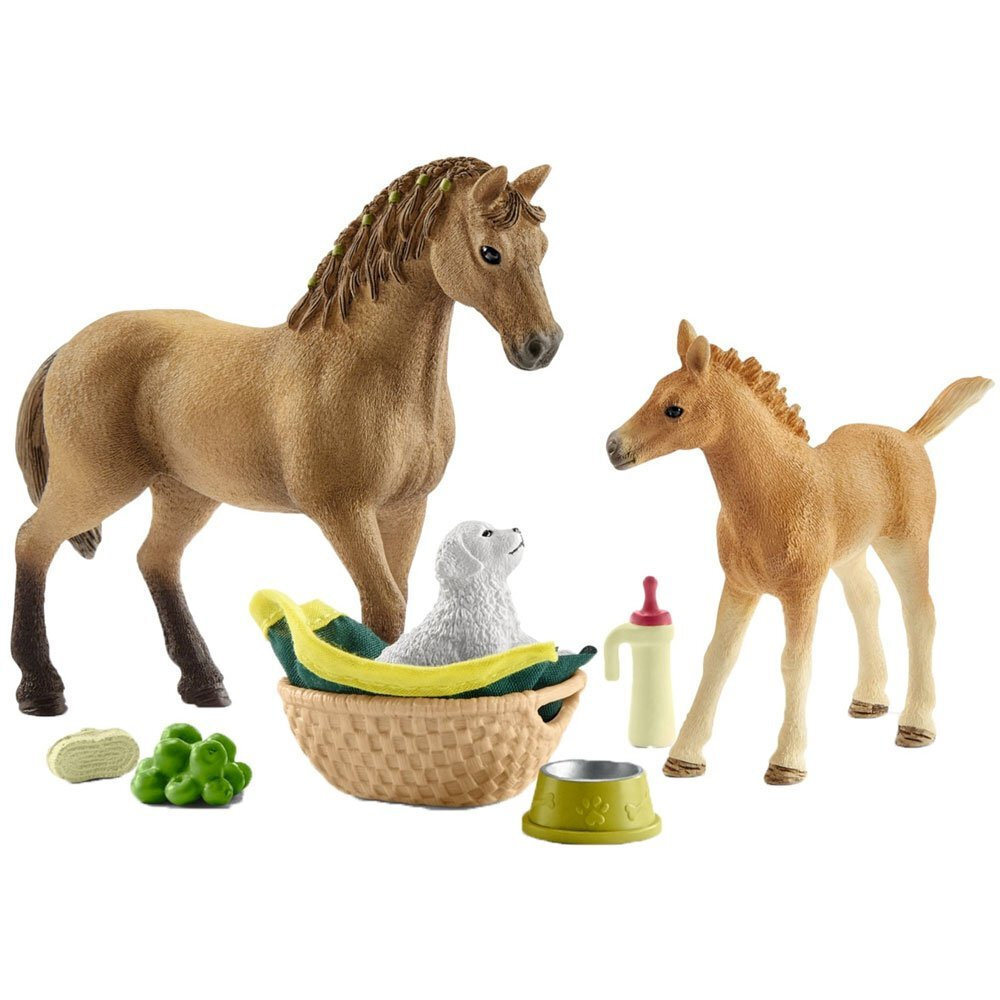 Nukukomplekt "Hobused ja kutsikas" Schleich Horse Club hind ja info | Mänguasjad poistele | hansapost.ee