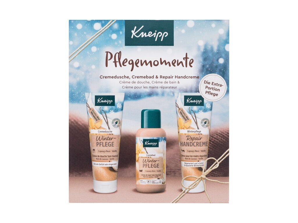 Nahahoolduskomplekt Kneipp naistele: dušigeel, 200 ml + vannivaht, 200 ml + kätekreem, 75 ml цена и информация | Dušigeelid, õlid | hansapost.ee