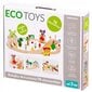 Puidust rong rööbastega Ecotoys, 78 osa цена и информация | Mänguasjad poistele | hansapost.ee