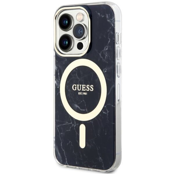 CG Mobile Guess Marble MagSafe Case GUHMP14XPCUMAK цена и информация | Telefonide kaitsekaaned ja -ümbrised | hansapost.ee