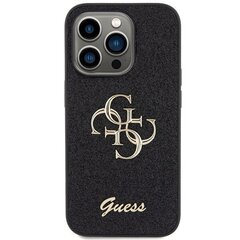 Guess GUHCP15LHG4SGK iPhone 15 Pro 6.1" czarny|black hardcase Glitter Script Big 4G цена и информация | CG Mobile Телефоны и аксессуары | hansapost.ee