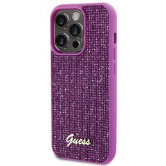 Guess GUHCP15LPMSDGSF iPhone 15 Pro 6.1" fuksja|fuschia hardcase Disco Metal Script цена и информация | CG Mobile Телефоны и аксессуары | hansapost.ee