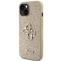 Guess GUHCP15SHG4SGD iPhone 15 6.1" złoty|gold hardcase Glitter Script Big 4G цена и информация | CG Mobile Мобильные телефоны, Фото и Видео | hansapost.ee