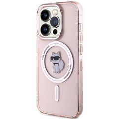 Karl Lagerfeld KLHMP15LHFCCNOP iPhone 15 Pro 6.1" różowy|pink hardcase IML Choupette MagSafe цена и информация | CG Mobile Телефоны и аксессуары | hansapost.ee