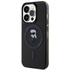 Karl Lagerfeld KLHMP15LHFCKNOK iPhone 15 Pro 6.1" czarny|black hardcase IML Ikonik MagSafe цена и информация | Чехлы для телефонов | hansapost.ee