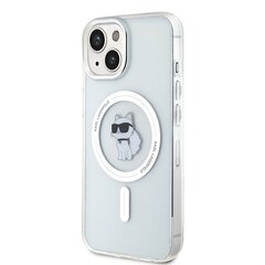 Karl Lagerfeld KLHMP15SHFCCNOT iPhone 15 6.1" transparent hardcase IML Choupette MagSafe цена и информация | Чехлы для телефонов | hansapost.ee