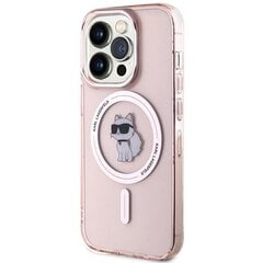 Karl Lagerfeld KLHMP15XHFCCNOP iPhone 15 Pro Max 6.7" różowy|pink hardcase IML Choupette MagSafe цена и информация | Чехлы для телефонов | hansapost.ee