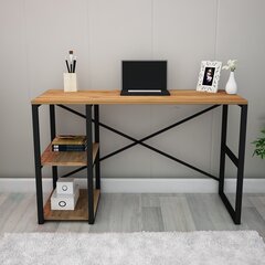 Товар с повреждением. Письменный стол Kalune Design 570 (II), коричневый/черный цена и информация | Kalune Design Аутлет | hansapost.ee