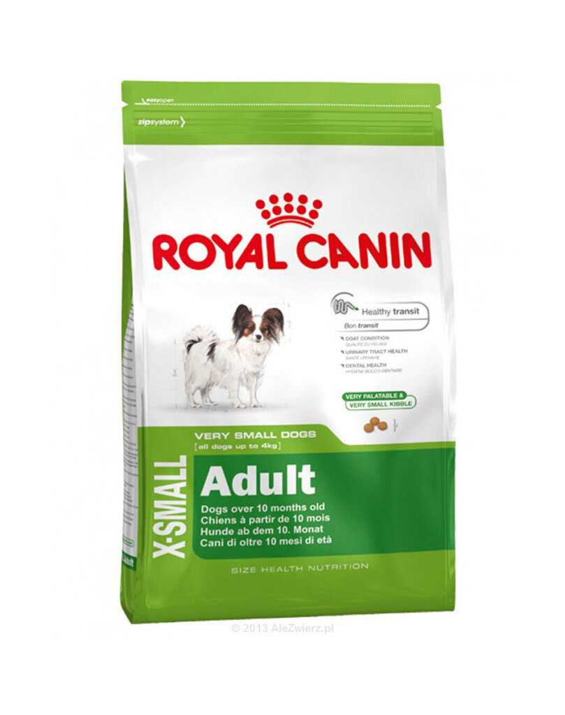 Royal Canin X-Small täiskasvanud väikest tõugu koertele, 3 kg цена и информация | Koerte kuivtoit ja krõbinad | hansapost.ee