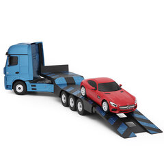 RASTAR грузовик с автомобилем 1:26 RC Mercedes-Benz Actros, 74940 цена и информация | Игрушки для мальчиков | hansapost.ee