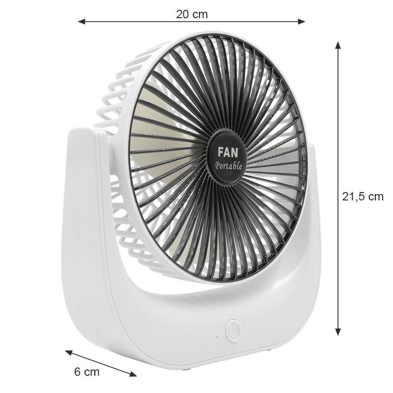 USB juhtmevaba ventilaator NN WP2 BK цена и информация | Ventilaatorid | hansapost.ee