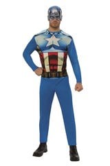 Karnevali kostüüm Kapten Ameerika, sinine hind ja info | Kostüümid ja maskid | hansapost.ee