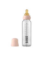 Klaasist lutipudel Bibs, 225 ml, (Põsepuna), 0+ kuud hind ja info | Lutipudelid ja tarvikud | hansapost.ee