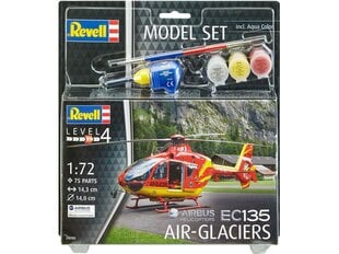 Revell - EC 135 Air-Glaciers Model Set, 1/72, 64986 price and information | Klotsid ja konstruktorid | hansapost.ee