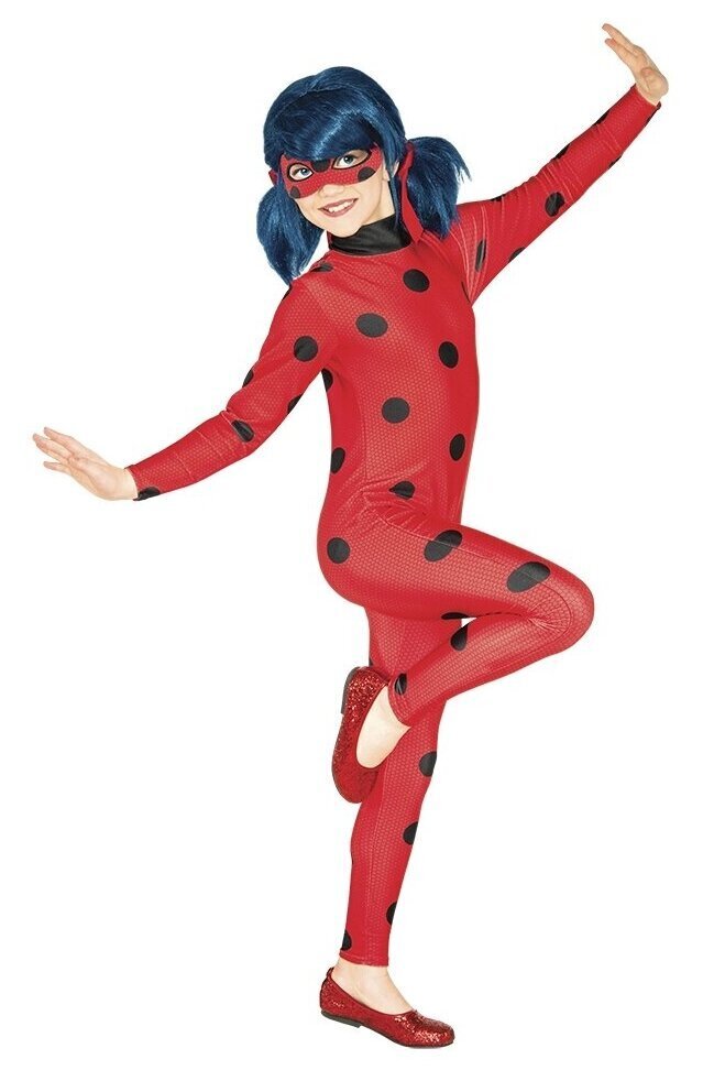 Karnevalikostüüm Miraculous Ladybug, punane цена и информация | Kostüümid ja maskid | hansapost.ee