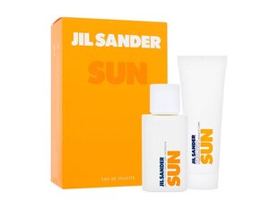 Kosmeetikakomplekt Jil Sander Sun: dušigeel, 75 ml + tualettvesi EDT naistele, 75 ml цена и информация | Jil Sander Косметика для тела | hansapost.ee