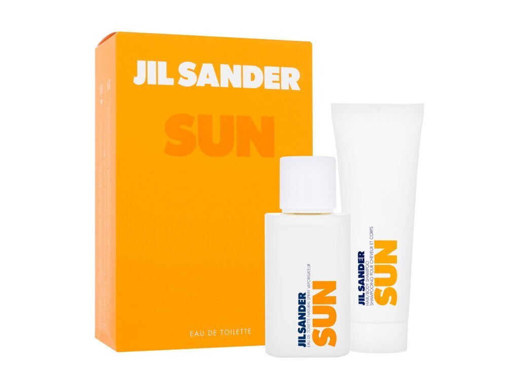 Kosmeetikakomplekt Jil Sander Sun: dušigeel, 75 ml + tualettvesi EDT naistele, 75 ml hind ja info | Dušigeelid, õlid | hansapost.ee