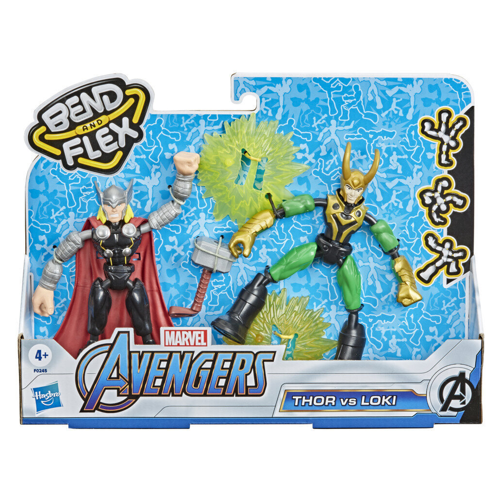 Kuju Hasbro Avengers Bend N Flex цена и информация | Mänguasjad poistele | hansapost.ee