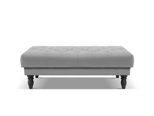 Пуф Windsor & Co Juno, 126x75x42 см, серый/черный цвет цена и информация | Кресла-мешки и пуфы | hansapost.ee