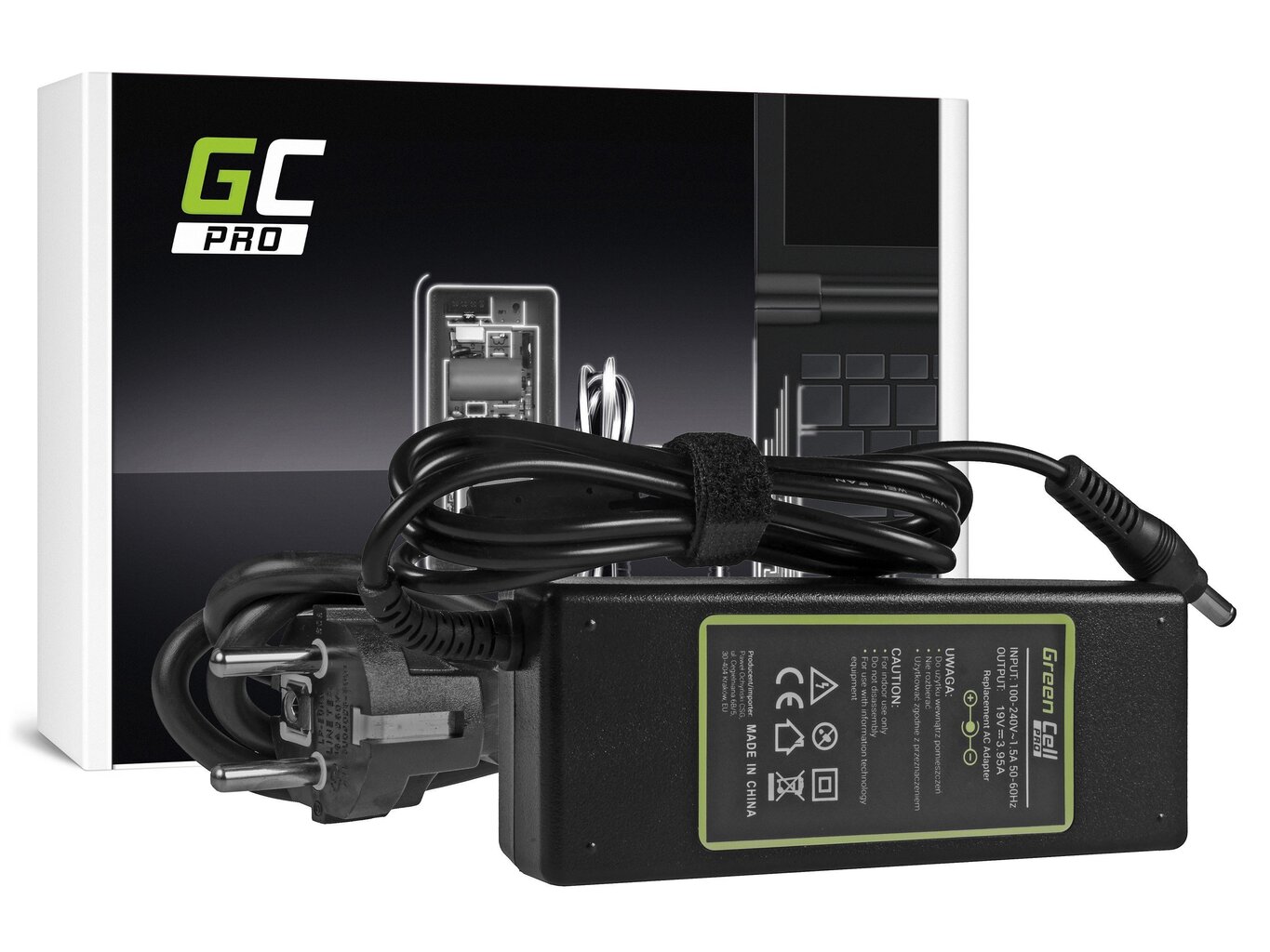 Green Cell 19V, 3.95A, 75W hind ja info | Sülearvuti laadijad | hansapost.ee