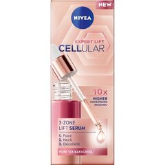 Укрепляющая сыворотка для лица Nivea Cellular Expert Lift, 30 мл цена и информация | Сыворотки для лица, масла | hansapost.ee