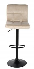 Барный стул Velvet, бежевый/черный цвет цена и информация | Стулья для кухни и столовой | hansapost.ee