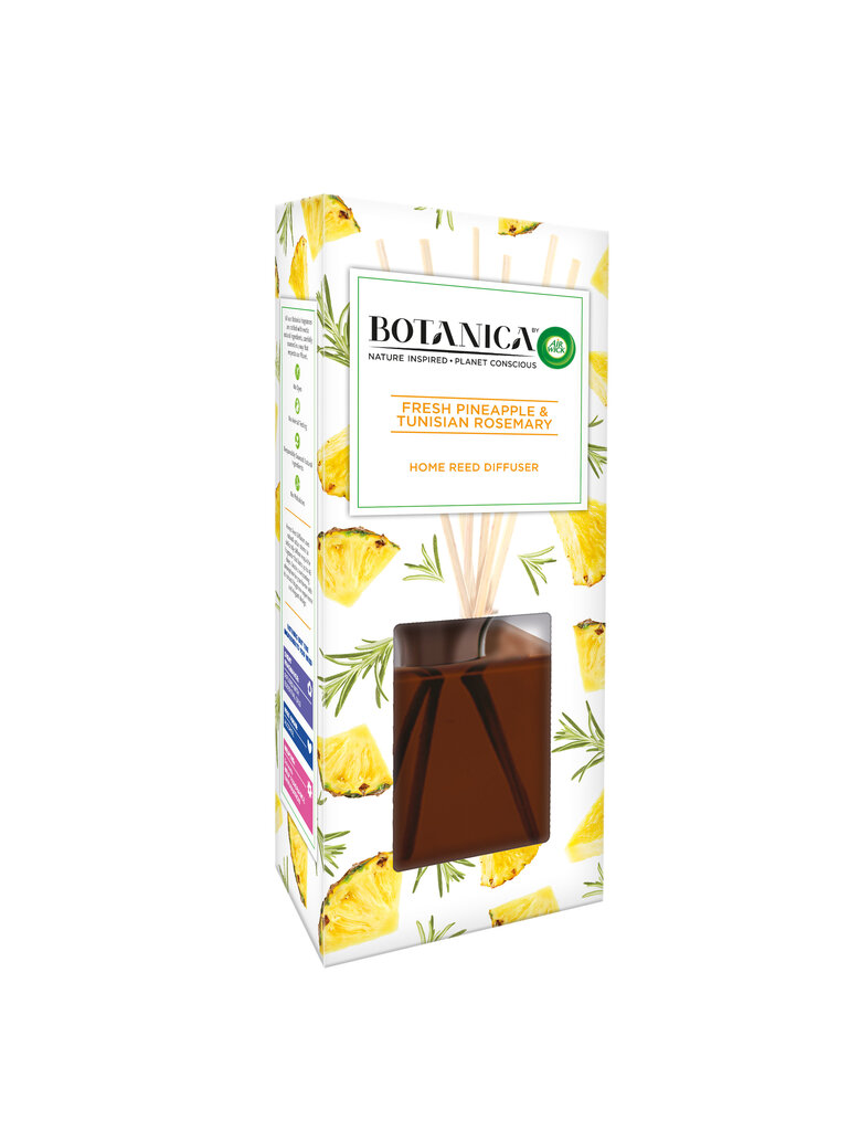 Lõhnapulgad Botanica ananassi ja Tuneesia rosmariini lõhnaga, 80 ml цена и информация | Lõhnapulgad ja kodulõhnastajad | hansapost.ee