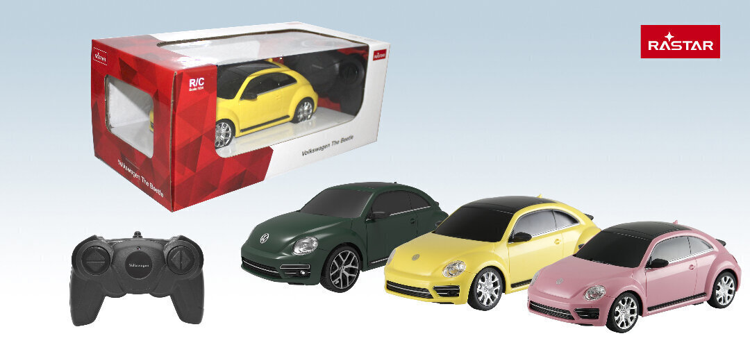 RASTAR R/C 1:24 auto Volkswagen Beetle, sortiment, 76200 цена и информация | Mänguasjad poistele | hansapost.ee