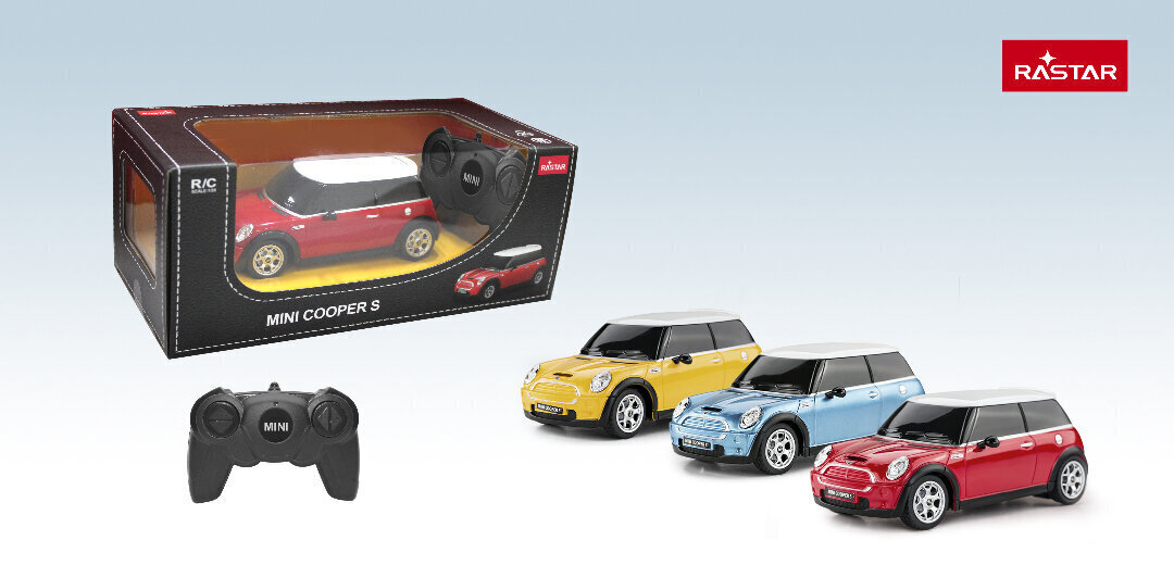 RASTAR R/C 1:24 auto MINICOOPERS, sortiment,15000 цена и информация | Mänguasjad poistele | hansapost.ee