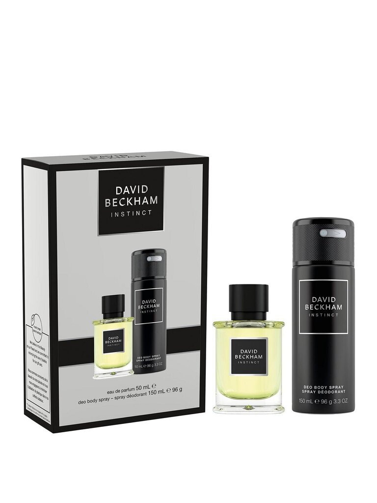 Kinkekomplekt David Beckham Instinct meestele: parfüümvesi Edp, 50 ml + deodorant, 150 ml цена и информация | Parfüümid meestele | hansapost.ee