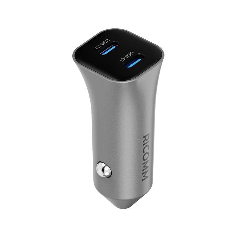 Auto laadija 40W Ricomm RA401 2xUSB-C цена и информация | Laadijad mobiiltelefonidele | hansapost.ee