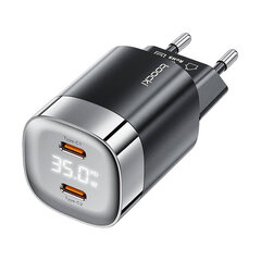 Adapter Toocki 2x USB-C, GaN 35W laadija, must hind ja info | Toocki Mobiiltelefonid, fotokaamerad, nutiseadmed | hansapost.ee