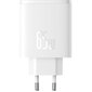 Baseus seinalaadija OS-Cube Pro 2xUSB-C + USB, 65W hind ja info | Laadijad mobiiltelefonidele | hansapost.ee