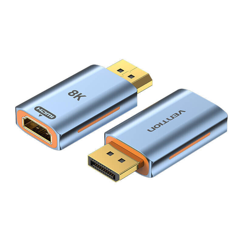 Vention videoadapter HDMI female - Display Port male adapter HFMH0 8K hind ja info | USB adapterid ja jagajad | hansapost.ee
