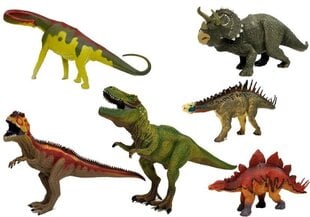 Коллекция Стегозавра и других фигурок динозавров, 6 шт. цена и информация | Игрушки для мальчиков | hansapost.ee